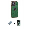 MARSİLYAN™- iPhone 13 Pro Max Kılıf Ufuk Form Prime - Şeffaf 360 Full Body Arka Koruyucu + Shine Kamera Lens Koruma Cam - GI