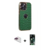 MARSİLYAN™- iPhone 13 Pro Max Kılıf Ufuk Form Prime - Şeffaf 360 Full Body Arka Koruyucu + Pers Alüminyum Kamera Lens - GI