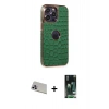 MARSİLYAN™- iPhone 13 Pro Max Kılıf Ufuk Form Prime - Şeffaf 360 Full Body Arka Koruyucu + Rainbow Kamera Lens Koruma Cam - MR