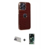 MARSİLYAN™- iPhone 13 Pro Max Kılıf Ufuk Form Prime - Şeffaf 360 Full Body Arka Koruyucu + Rainbow Kamera Lens Koruma Cam - MR