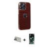 MARSİLYAN™- iPhone 13 Pro Max Kılıf Ufuk Form Prime - Şeffaf 360 Full Body Arka Koruyucu + Rainbow Kamera Lens Koruma Cam - REGD