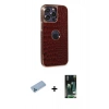 MARSİLYAN™- iPhone 13 Pro Max Kılıf Ufuk Form Prime - Şeffaf 360 Full Body Arka Koruyucu + Shine Kamera Lens Koruma Cam - MI