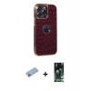 MARSİLYAN™- iPhone 13 Pro Max Kılıf Ufuk Form Prime - Şeffaf 360 Full Body Arka Koruyucu + Shine Kamera Lens Koruma Cam - MI