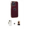 MARSİLYAN™- iPhone 13 Pro Max Kılıf Ufuk Form Prime - Şeffaf Maxco Cam Ekran Koruyucu + Shine Kamera Lens - GD