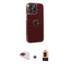 MARSİLYAN™- iPhone 13 Pro Max Kılıf Ufuk Form Prime - Şeffaf Maxco Cam Ekran Koruyucu + Pers Alüminyum Kamera Lens - KI