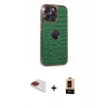 MARSİLYAN™- iPhone 13 Pro Max Kılıf Ufuk Form Prime - Şeffaf Maxco Cam Ekran Koruyucu + Pers Alüminyum Kamera Lens - KI