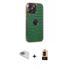 MARSİLYAN™- iPhone 13 Pro Max Kılıf Ufuk Form Prime - Şeffaf Maxco Cam Ekran Koruyucu + Pers Alüminyum Kamera Lens - SABE
