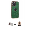 MARSİLYAN™- iPhone 13 Pro Max Kılıf Ufuk Form Prime - Şeffaf Maxco Cam Ekran Koruyucu + Rainbow Kamera Lens Koruma Cam - KI