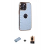 MARSİLYAN™- iPhone 13 Pro Max Kılıf Ufuk Form Prime - Şeffaf Maxco Cam Ekran Koruyucu + Shine Kamera Lens Koruma Cam - MI