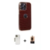 MARSİLYAN™- iPhone 13 Pro Max Kılıf Ufuk Form Prime - Şeffaf Maxco Cam Ekran Koruyucu + Shine Kamera Lens - GD