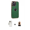 MARSİLYAN™- iPhone 13 Pro Max Kılıf Ufuk Form Prime - Şeffaf Maxco Cam Ekran Koruyucu + Shine Kamera Lens - GD