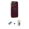 MARSİLYAN™- iPhone 13 Pro Max Kılıf Ufuk Form Prime - Siyah 6D Mat Seramik Hayalet Nano Ekran Koruyucu + Shine Kamera Lens Koruma Cam - GI