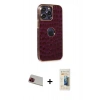 MARSİLYAN™- iPhone 13 Pro Max Kılıf Ufuk Form Prime - Siyah 6D Mat Seramik Hayalet Nano Ekran Koruyucu + Rainbow Kamera Lens Koruma Cam - KI