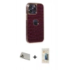 MARSİLYAN™- iPhone 13 Pro Max Kılıf Ufuk Form Prime - Siyah 6D Mat Seramik Hayalet Nano Ekran Koruyucu + Rainbow Kamera Lens Koruma Cam - REGD