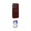 MARSİLYAN™- iPhone 13 Pro Max Kılıf Ufuk Form Prime - Siyah Bilvis 5in1 3D Magic Cam Ekran Koruyucu
