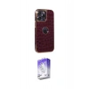 MARSİLYAN™- iPhone 13 Pro Max Kılıf Ufuk Form Prime - Siyah Bilvis 5in1 3D Magic Cam Ekran Koruyucu