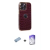 MARSİLYAN™- iPhone 13 Pro Max Kılıf Ufuk Form Prime - Siyah Bilvis 5in1 3D Magic Cam Ekran Koruyucu + Shine Kamera Lens Koruma Cam - MI