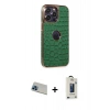MARSİLYAN™- iPhone 13 Pro Max Kılıf Ufuk Form Prime - Siyah Bilvis Hayalet Cam Ekran Koruyucu + Rainbow Kamera Lens Koruma Cam - MI