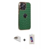 MARSİLYAN™- iPhone 13 Pro Max Kılıf Ufuk Form Prime - Siyah Joko 5D Cam + Pers Alüminyum Kamera Lens - GD