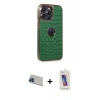 MARSİLYAN™- iPhone 13 Pro Max Kılıf Ufuk Form Prime - Siyah Joko 5D Cam + Rainbow Kamera Lens Koruma Cam - MI