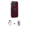 MARSİLYAN™- iPhone 13 Pro Max Kılıf Ufuk Form Prime - Siyah Joko 5D Cam + Shine Kamera Lens - GD