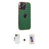 MARSİLYAN™- iPhone 13 Pro Max Kılıf Ufuk Form Prime - Siyah Joko 5D Cam + Shine Kamera Lens - GD