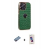 MARSİLYAN™- iPhone 13 Pro Max Kılıf Ufuk Form Prime - Siyah Joko 5D Cam + Shine Kamera Lens Koruma Cam - PE
