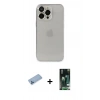 MARSİLYAN™- iPhone 13 Pro Max Kılıf Ufuk Minimal Özel Seri - Şeffaf 360 Full Body Arka Koruyucu + Shine Kamera Lens Koruma Cam - MI
