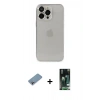 MARSİLYAN™- iPhone 13 Pro Max Kılıf Ufuk Minimal Özel Seri - Şeffaf 360 Full Body Arka Koruyucu + Shine Kamera Lens Koruma Cam - GI