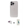 MARSİLYAN™- iPhone 13 Pro Max Kılıf Ufuk Minimal Özel Seri - Şeffaf Pasifik Cam Ekran Koruyucu + Pers Alüminyum Kamera Lens - GI