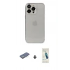MARSİLYAN™- iPhone 13 Pro Max Kılıf Ufuk Minimal Özel Seri - Şeffaf Pasifik Cam Ekran Koruyucu + Renkli Kamera Lens Koruma Cam - YL
