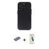 MARSİLYAN™- iPhone 13 Pro Max Kılıf Ufuk Minimal Özel Seri - Şeffaf Pasifik Cam Ekran Koruyucu + Renkli Kamera Lens Koruma Cam - YL