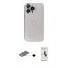 MARSİLYAN™- iPhone 13 Pro Max Kılıf Ufuk Minimal Özel Seri - Şeffaf Pasifik Cam Ekran Koruyucu + Renkli Kamera Lens Koruma Cam - TU