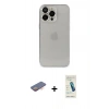 MARSİLYAN™- iPhone 13 Pro Max Kılıf Ufuk Minimal Özel Seri - Şeffaf Pasifik Cam Ekran Koruyucu + Renkli Kamera Lens Koruma Cam - TU