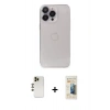 MARSİLYAN™- iPhone 13 Pro Max Kılıf Ufuk Minimal Özel Seri - Siyah 6D Mat Seramik Hayalet Nano Ekran Koruyucu + Shine Kamera Lens - GD