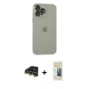 MARSİLYAN™- iPhone 13 Pro Max Kılıf Ufuk Minimal Özel Seri - Siyah 6D Mat Seramik Hayalet Nano Ekran Koruyucu + Raze Metal Kamera Lens - GD