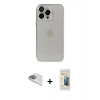 MARSİLYAN™- iPhone 13 Pro Max Kılıf Ufuk Minimal Özel Seri - Siyah 6D Mat Seramik Hayalet Nano Ekran Koruyucu + Pers Alüminyum Kamera Lens - SABE