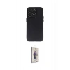 MARSİLYAN™- iPhone 13 Pro Max Kılıf Ufuk Minimal Özel Seri - Siyah Bilvis 3D Cam Ekran Koruyucu