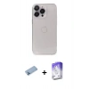 MARSİLYAN™- iPhone 13 Pro Max Kılıf Ufuk Minimal Özel Seri - Siyah Bilvis 5in1 3D Magic Cam Ekran Koruyucu + Shine Kamera Lens Koruma Cam - MI