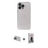 MARSİLYAN™- iPhone 13 Pro Max Kılıf Ufuk Minimal Özel Seri - Siyah Bilvis Hayalet Cam Ekran Koruyucu + Rainbow Kamera Lens Koruma Cam - MI