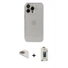 MARSİLYAN™- iPhone 13 Pro Max Kılıf Ufuk Minimal Özel Seri - Siyah Bilvis Hayalet Cam Ekran Koruyucu + Pers Alüminyum Kamera Lens - GD