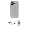 MARSİLYAN™- iPhone 13 Pro Max Kılıf Ufuk Minimal Özel Seri - Siyah Bilvis Hayalet Cam Ekran Koruyucu + Pers Alüminyum Kamera Lens - SABE