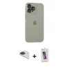 MARSİLYAN™- iPhone 13 Pro Max Kılıf Ufuk Minimal Özel Seri - Siyah Joko 5D Cam + Pers Alüminyum Kamera Lens - LT