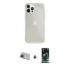 MARSİLYAN™- iPhone 13 Pro Max Kılıf Vadi Asil Prime - Şeffaf 360 Full Body Arka Koruyucu + Rainbow Kamera Lens Koruma Cam - MI