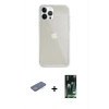 MARSİLYAN™- iPhone 13 Pro Max Kılıf Vadi Asil Prime - Şeffaf 360 Full Body Arka Koruyucu + Renkli Kamera Lens Koruma Cam - YL