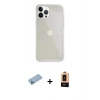 MARSİLYAN™- iPhone 13 Pro Max Kılıf Vadi Asil Prime - Şeffaf Maxco Cam Ekran Koruyucu + Mavi Shine Kamera Lens Koruma Cam