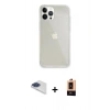 MARSİLYAN™- iPhone 13 Pro Max Kılıf Vadi Asil Prime - Şeffaf Maxco Cam Ekran Koruyucu + Pers Alüminyum Kamera Lens - LT