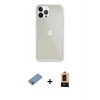 MARSİLYAN™- iPhone 13 Pro Max Kılıf Vadi Asil Prime - Şeffaf Maxco Cam Ekran Koruyucu + Shine Kamera Lens Koruma Cam - GI