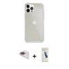 MARSİLYAN™- iPhone 13 Pro Max Kılıf Vadi Asil Prime - Şeffaf Pasifik Cam Ekran Koruyucu + Pers Alüminyum Kamera Lens - GI