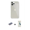 MARSİLYAN™- iPhone 13 Pro Max Kılıf Vadi Asil Prime - Şeffaf Pasifik Cam Ekran Koruyucu + Renkli Kamera Lens Koruma Cam - PE